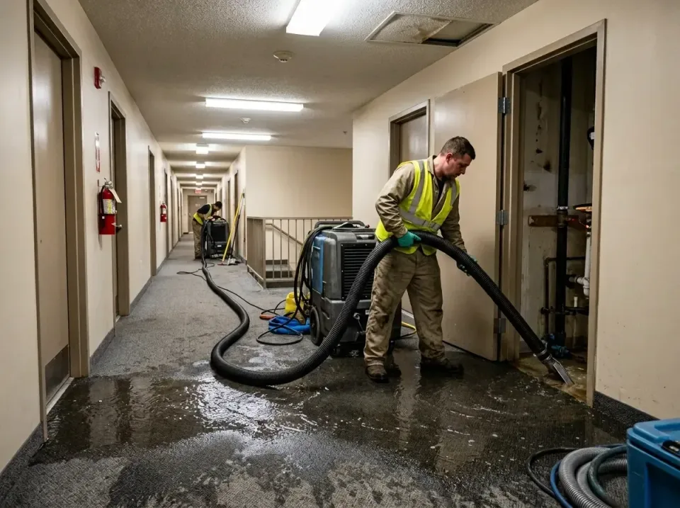multi-unit-apartment-hallway-f-005 — frequently asked questions, Emergency Burst Pipe Water Extraction & Removal in Maryvill…